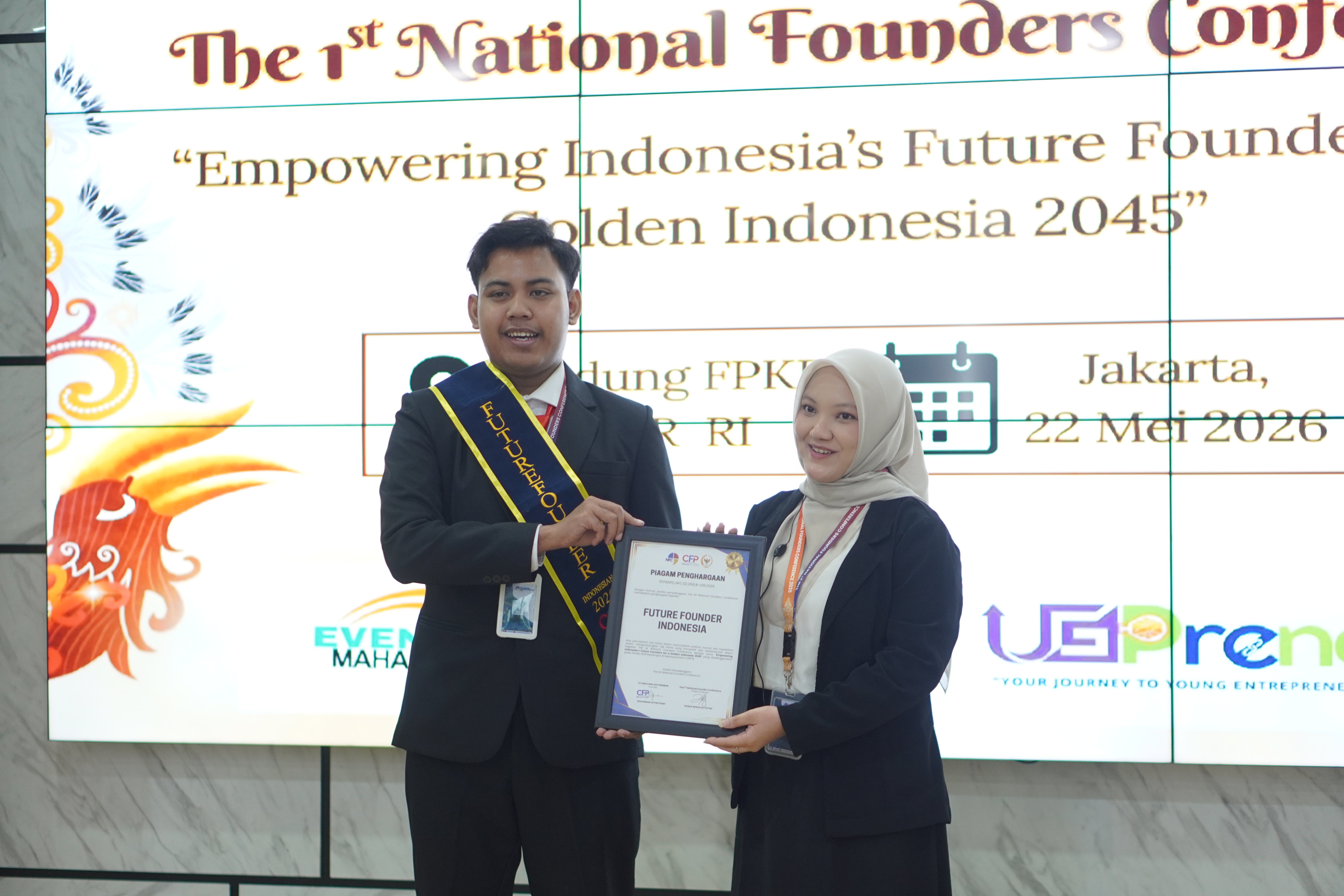 Founder Beresin Solusi Dapat Apresiasi Future Founder Indonesia 2026